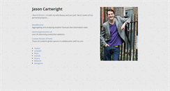 Desktop Screenshot of jasoncartwright.com